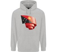 Felpa Uomo Curled Papua New Guinea Flag Day Football