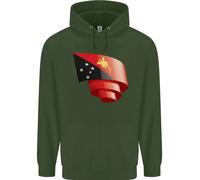 Felpa Uomo Curled Papua New Guinea Flag Day Football