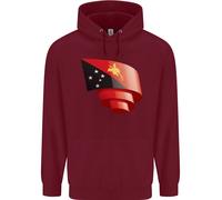 Felpa Uomo Curled Papua New Guinea Flag Day Football