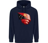 Felpa Uomo Curled Papua New Guinea Flag Day Football