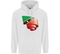 Felpa Uomo Curled Saint Kitts And Nevis Flag Day Football