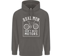 Felpa Uomo Cycling Real Men Dont Need Motors Bike