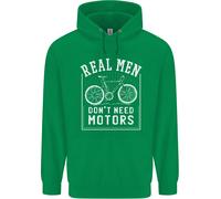 Felpa Uomo Cycling Real Men Dont Need Motors Bike