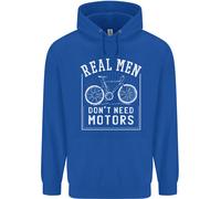 Felpa Uomo Cycling Real Men Dont Need Motors Bike