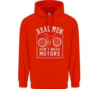Felpa Uomo Cycling Real Men Dont Need Motors Bike