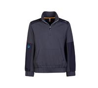 FELPA UOMO DA LAVORO SENZA CAPPUCCIO MEZZA ZIP TOP QUALITY TG. XS-4XL