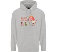 Felpa Uomo Daddys Princess Funny Unicorn Teddy Bear