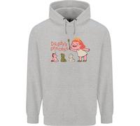 Felpa Uomo Daddys Princess Funny Unicorn Teddy Bear