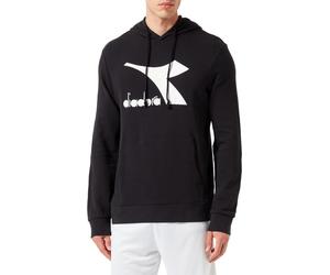 Felpa Uomo Diadora Hoodie Chromia Black 178881 80013