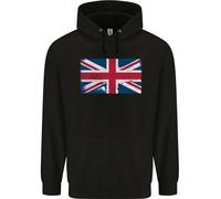 Felpa Uomo Distressed Union Jack Flag Gran Bretagna