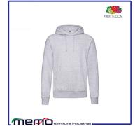 felpa uomo donna nera bianca con cappuccio fruit of the loom viola tuta cotone