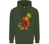 Felpa Uomo Earth Song Gramophone Music DJ DJing