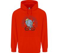 Felpa Uomo Ecologica Ambiente Cambiamento Climatico Ciclismo