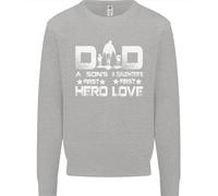 Felpa Uomo Eroe Figlia Amore Papà Per La Festa Del Papà