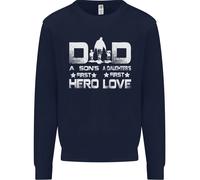 Felpa Uomo Eroe Figlia Amore Papà Per La Festa Del Papà
