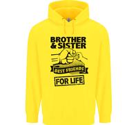 Felpa Uomo Fratello E Sorella Migliori Amici Fratelli
