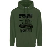 Felpa Uomo Fratello E Sorella Migliori Amici Fratelli