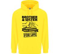 Felpa Uomo Fratello E Sorella Migliori Amici Fratelli