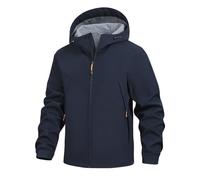 Felpa Uomo - Giacca Invernale Softshell da Esterno, Antivento, in Pile, Calda, Termica, isolata, per Escursioni, Ciclismo, Sport (Black, S)