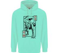 Felpa Uomo Giapponese T-Rex Ninja MMA Mixed Martial Arts