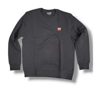 Felpa UOMO girocollo SIGN OFF CREW DEEP LICHEN W661HA114 "WRANGLER" NERO M - XL