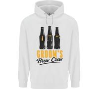 Felpa Uomo Grooms Brew Crew Beer Stag Doo