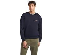 GUESS - Felpa da uomo Regular American Tradition CN Navy, Marina Militare, XL