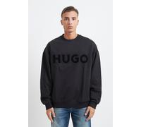 Felpa Uomo HUGO in French Terry Oversize e Cotone MODELLO 8778 - Nero / L