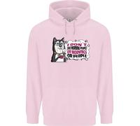 Felpa Uomo Husky Alaskan I Don't Like People Mornings