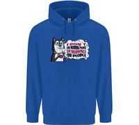 Felpa Uomo Husky Alaskan I Don't Like People Mornings
