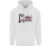 Felpa Uomo Husky Alaskan I Don't Like People Mornings