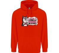 Felpa Uomo Husky Alaskan I Don't Like People Mornings