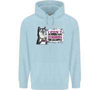 Felpa Uomo Husky Alaskan I Don't Like People Mornings