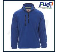 Felpa Uomo in Pile Con Mezza Zip Invernale Tasche Maglia da Lavoro Sport Payper