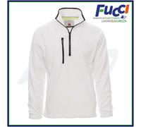Felpa Uomo in Pile Con Mezza Zip Invernale Tasche Maglia da Lavoro Sport Payper