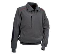 FELPA UOMO INVERNALE IN PILE DA LAVORO CON ZIP AMPIE TASCHE COFRA FAST 280GR.