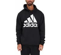 Felpa uomo inverno Adidas Essential Fleece Cappuccio IB4024 nero-bianco