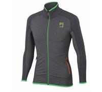 FELPA UOMO KARPOS BREEZY FLEECE 2500881 517 TREKKING OUTDOOR STRETCH GRIGIO