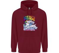 Felpa Uomo LGBT Live With Pride Unicorn Gay Pride Awareness