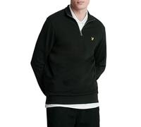 Lyle & Scott - Loopback Quarter Zip Sweat Nero - Abbigliamento M Nero