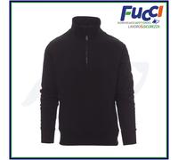 Felpa Uomo Mezza Zip Cotone Garzata Payper CANADA da Lavoro Trekking Sport