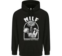 Felpa Uomo MILF Funghi Che Mi Piace Raccogliere