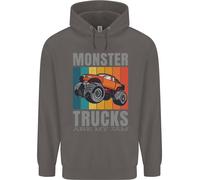 Felpa Uomo Monster Trucks Are My Jam