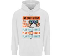 Felpa Uomo My Perfect Day Video Games Gaming Gamer
