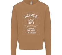 Felpa Uomo Myth Legend No 1 Nepote Per La Festa Del Papà