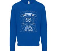 Felpa Uomo Myth Legend No 1 Nepote Per La Festa Del Papà