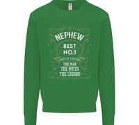 Felpa Uomo Myth Legend No 1 Nepote Per La Festa Del Papà