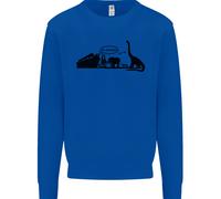 Felpa Uomo Noahs Ark Dinosaurs T-Rex Atheist Atheism