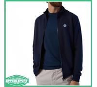 Felpa uomo North Sails maglia con cerniera manica lunga casual logo moda