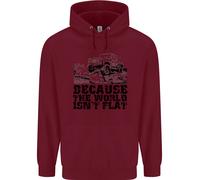 Felpa Uomo Off Roading 4X4 Perché Il Mondo Non È Piatto